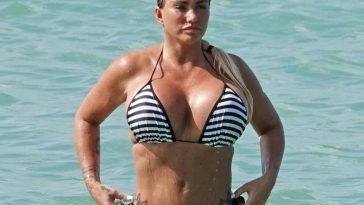 Katie Price Showcases Her Big Boobs in a Bikini While Enjoying Her Holiday in Thailand - Thailand on fanspics.net