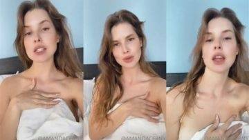 Amanda Cerny Nude Morning Teasing Video  on fanspics.net