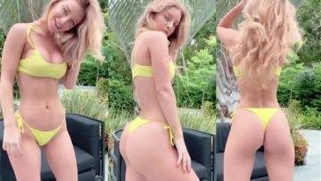 Daisy Keech Nude Dancing In Yellow Bikni Video  on fanspics.net