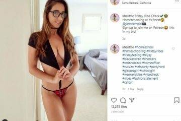 Christina Khalil Nude Tease June Live Stream on fanspics.net