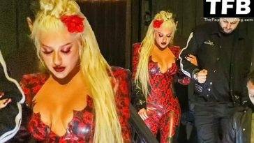 Christina Aguilera is in a Partying Mood as She Steps Out with Matthew Rutler in LA on fanspics.net