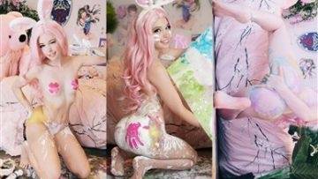 Belle Delphine  Ass Painting Video  on fanspics.net