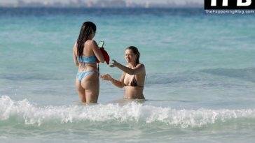 Arabella Chi & Kady McDermott are Seen Having a Good Time at the Beach on fanspics.net