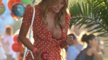 Zahia Dehar Boob Slip on fanspics.net