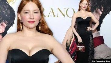 Haley Bennett Shows Off Her Sexy Boobs at the Premiere of 1CCyrano 1D in NYC on fanspics.net