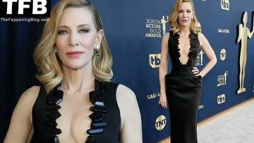 Cate Blanchett Displays Her Sexy Tits at the 28th Annual Screen Actors Guild Awards on fanspics.net