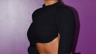 Megan Thee Stallion Looks Hot in Black at the 2021 Glamour Women of the Year Awards on fanspics.net