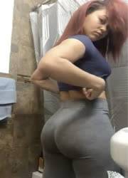 Phat ass in leggings twerking on instagram on fanspics.net