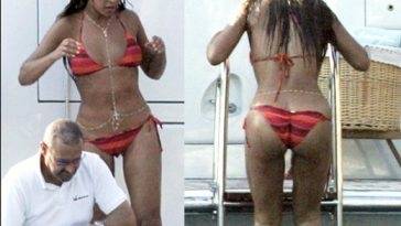 Beyonce's Gigantic Ass Eats Her Bikini on fanspics.net