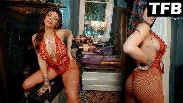 Rihanna Displays Her Gorgeous Body in Skimpy Lingerie For Savage X Fenty Valentine’s Day (51 Pics + Video) on fanspics.net