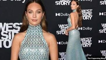 Maddie Ziegler Dazzles in a Beautiful Gown at the West Side Story Premiere in LA on fanspics.net