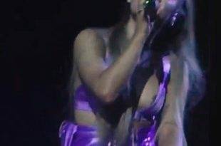 Ariana Grande Nipple Slips Out In Concert on fanspics.net