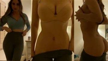 Christina Khalil Nude Changing Clothes Video  on fanspics.net