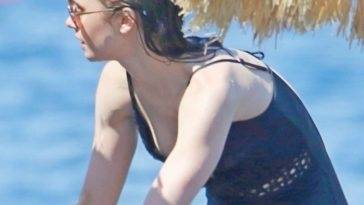 Lily Collins Nip Slip on fanspics.net