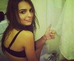 Emily Ratajkowski Washing Her Vagina on fanspics.net