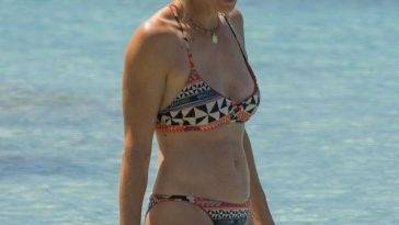 Andrew Lincoln & Gael Anderson Enjoy a Day on the Beach in Barbados - Barbados on fanspics.net