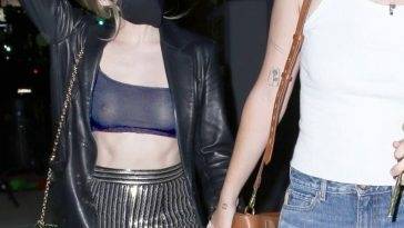 Braless Dove Cameron is Seen in a See-Through Top Leaving Valentina Cy’s Show on fanspics.net