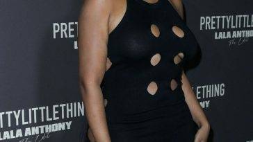 La La Anthony Shows Her Nude Tits in a See-Through Dress at the PrettyLittleThing Launch Party on fanspics.net