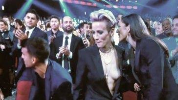 Megan Rapinoe Nude Lesbian Pics & Nip Slip at ESPY Awards on fanspics.net