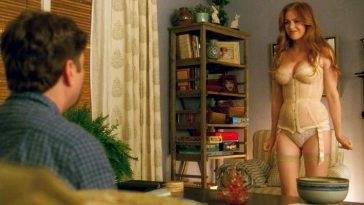 Isla Fisher Sexy Lingerie Scene in 'Keeping Up with the Joneses' on fanspics.net