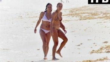 Michelle Rodriguez Shows Off Her Body While Taking a Dip with a Mystery Blonde in Mexico - Mexico on fanspics.net