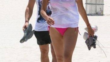 Fernando Alonso & Andrea Schlager Enjoy a Sunny Day in Miami on fanspics.net