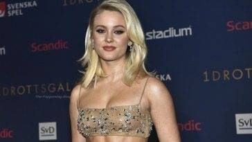 Zara Larsson Shows Off Her Nipples at the Swedish Sports Award - Sweden on fanspics.net