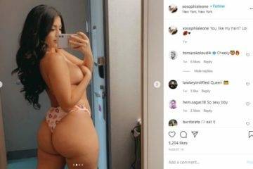 Sophia Leone Nude  Threesome Video on fanspics.net