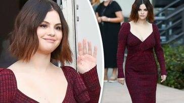 Busty Selena Gomez Leaves a Press Tour Stop For “Only Murders in the Building” on fanspics.net