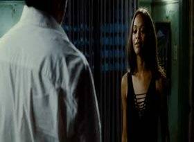 Zoe Saldana Topless Hot Scene Sex Scene on fanspics.net