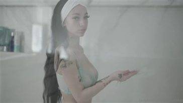 Bhad Bhabie Topless Nipple Visible in Shower Video  on fanspics.net