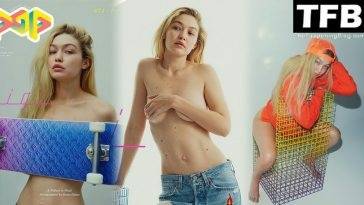 Gigi Hadid Topless & Sexy – POP Magazine on fanspics.net