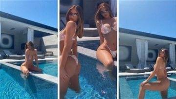 Kylie Jenner Bikini Thong Nude  on fanspics.net