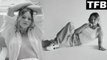 Olivia Holt Poses Braless and Shows Her Breasts in a Hot Shoot by Adrian Martin on fanspics.net