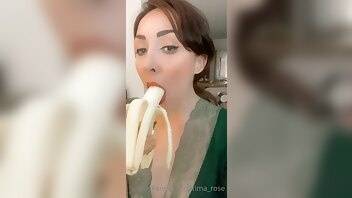 Ultima rose deep banana eating another attempt xxx onlyfans porn on fanspics.net