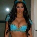 Kim Kardashian's Jasmine Halloween Costume on fanspics.net