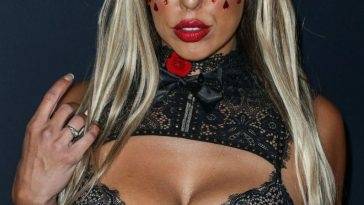 Monique Nicole LeClair Flaunts Her Sexy Tits & Butt at the 2021 Maxim Halloween Party on fanspics.net