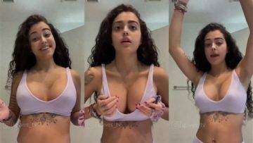 Malu Trevejo Nude Titty Shaking Teasing Video  on fanspics.net