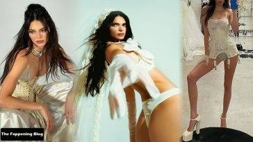 Kendall Jenner Flaunts Her Sexy Ass in Thong Panties on fanspics.net