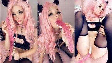 Belle Delphine Nude Black Lingerie Dildo Photos  on fanspics.net