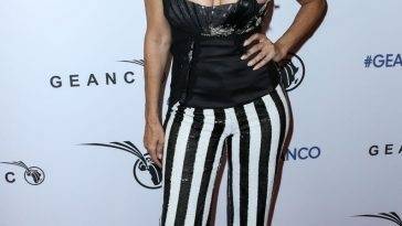 Claudine Oriol Displays Her Big Tits at the GEANCO Foundation Gala 2021 on fanspics.net