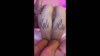 Kali Roses showing off my my pussy how much wet it is onlyfans porn videos on fanspics.net