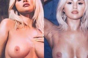 Selena Gomez Shows Off Her Fat Nude Tits To Sell Swimsuits on fanspics.net