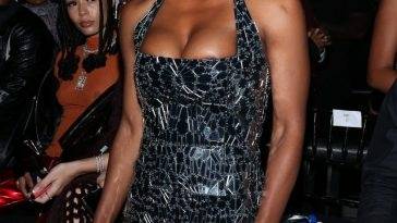 Patina Miller Flashes Her Tits During NYFW on fanspics.net