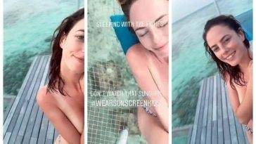 Kaya Scodelario Hot Topless Instagram Story on fanspics.net