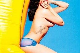 Demi Lovato Covered Topless In Complex Magazine on fanspics.net