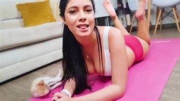 Marta Maria Santos Topless Workout at Home Video  on fanspics.net