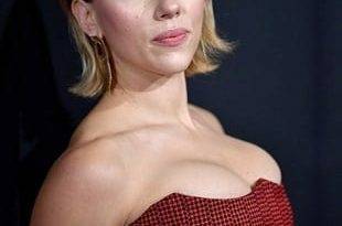 Scarlett Johansson With Her Boobs Pushed Up Fondling A Dildo on fanspics.net