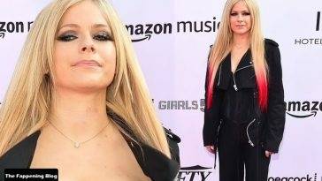 Avril Lavigne Flaunts Her Sexy Boobs at Variety 19s 2021 Music Hitmakers Brunch in LA on fanspics.net