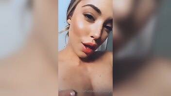 Anastasiabrokelyn shooting for rocco onlyfans leaked video on fanspics.net